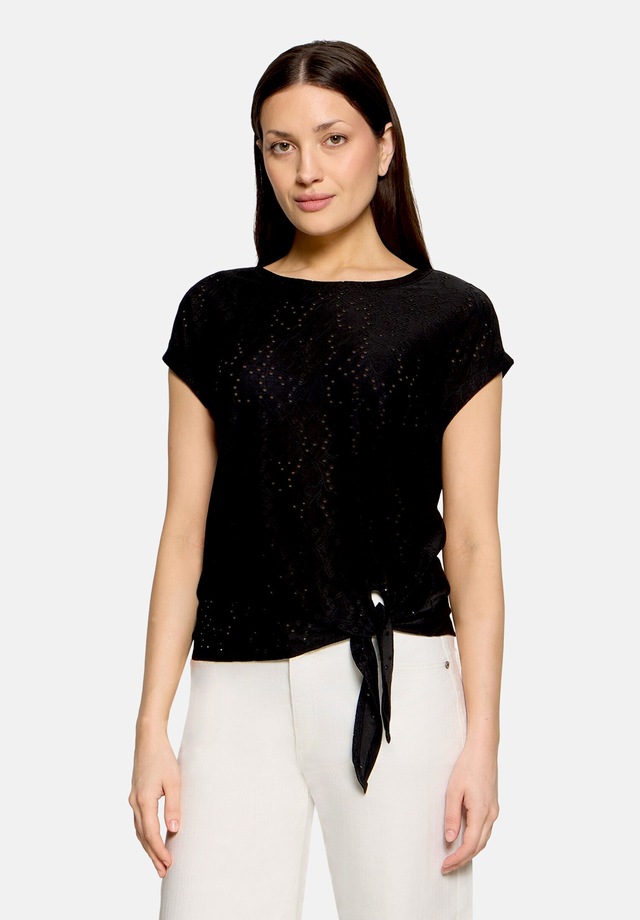 Betty&Co Kurzarmshirt »Damen mit Struktur« 1