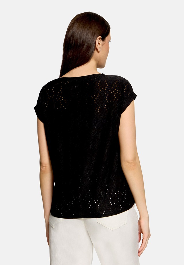 Betty&Co Kurzarmshirt »Damen mit Struktur« 1