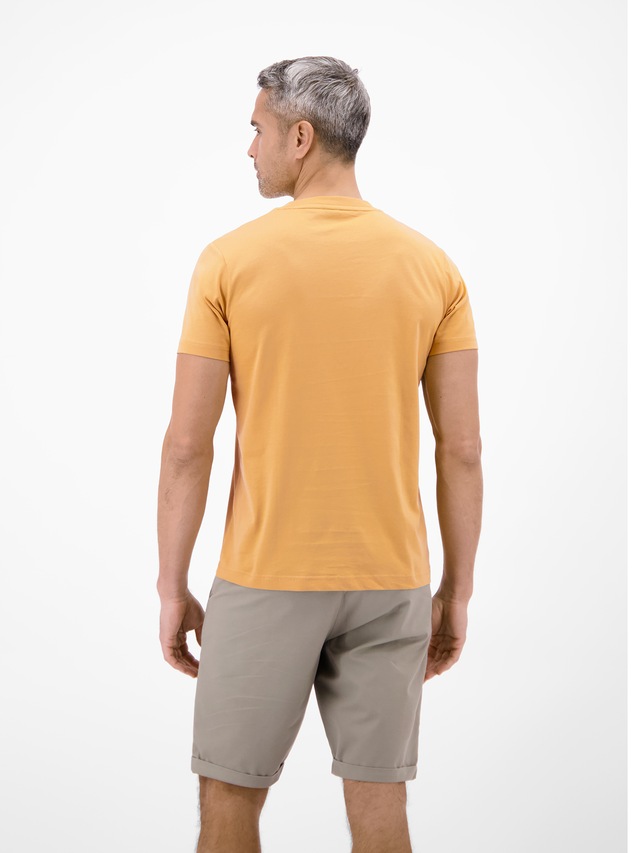 LERROS T-Shirt »T-Shirt aus 100 % Baumwolle mit Brustprint«