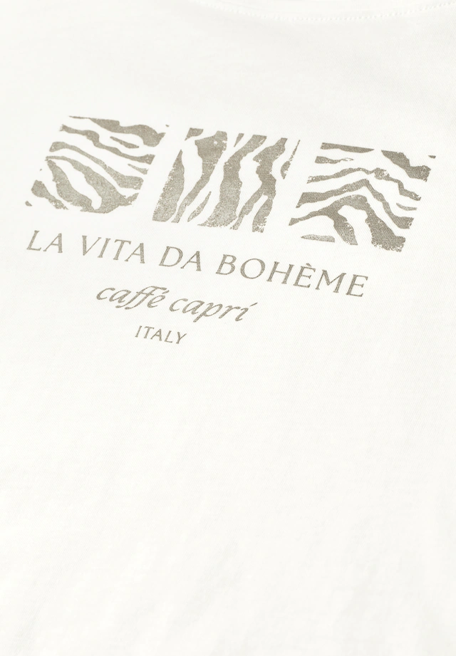 STREET ONE Kurzarmshirt Sommershirt mit Print
