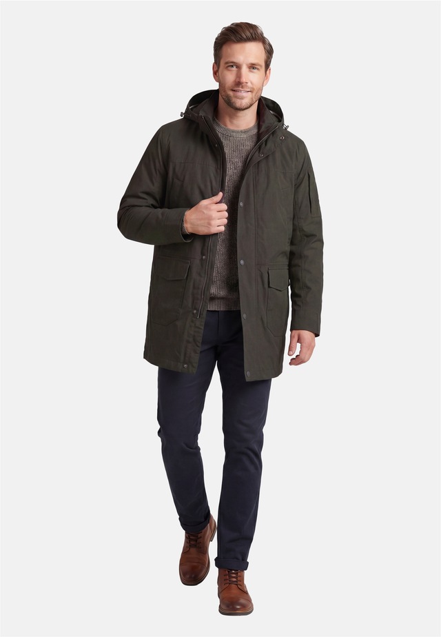 New Canadian Outdoorjacke 1 Stk. tlg. mit abnehmbarer, verstellbarer Kapuze