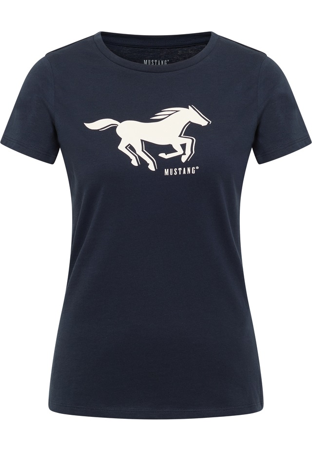 MUSTANG Kurzarmshirt »Damen Style Loa«