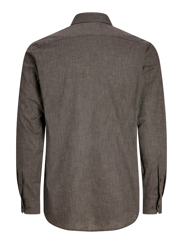 Jack & Jones Langarmhemd »JPRBLAPARKER HEATHER L/S SHIRT STYD« Baumwolle, slim fit