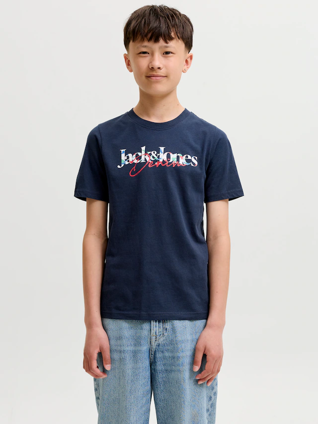 Jack & Jones Junior Rundhalsshirt »JJTOM TEE SS CREW NECK SN JNR« Baumwolle, regular fit