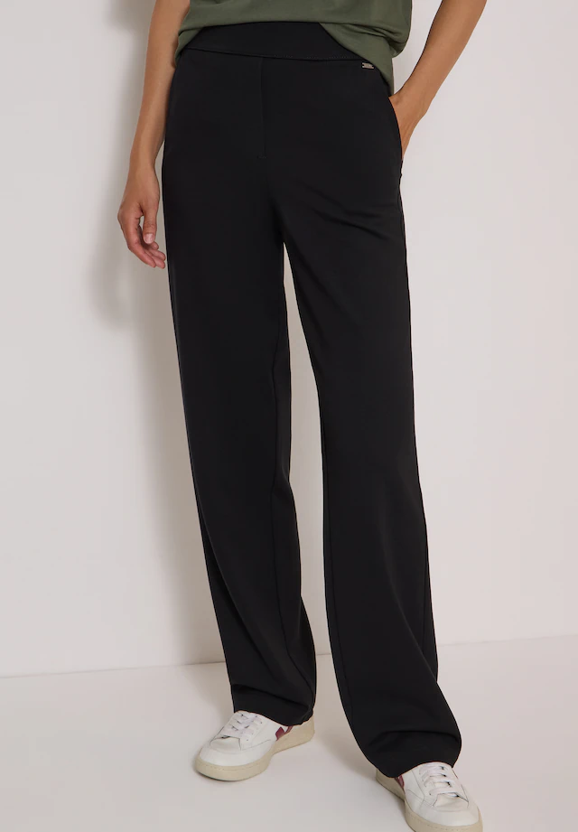 Cecil Stoffhose »Style NEELE« Jerseyhose im Loose Fit und mit Elastik-Bund