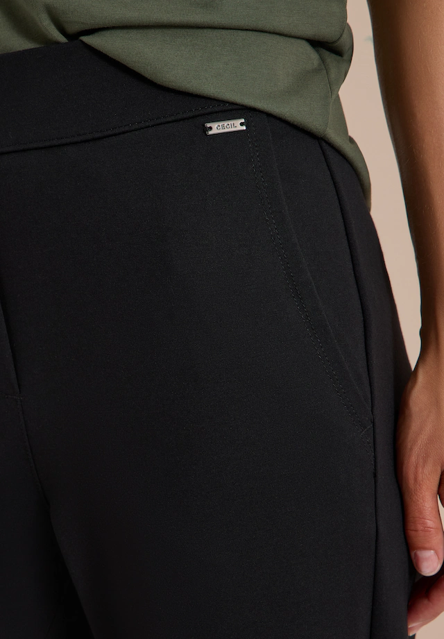 Cecil Stoffhose »Style NEELE« Jerseyhose im Loose Fit und mit Elastik-Bund