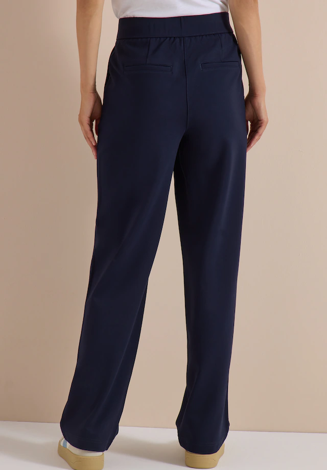 Cecil Stoffhose »Style NEELE« Jerseyhose im Loose Fit und mit Elastik-Bund