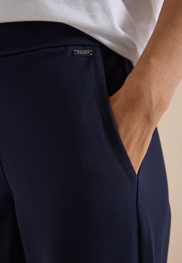 Cecil Stoffhose »Style NEELE« Jerseyhose im Loose Fit und mit Elastik-Bund