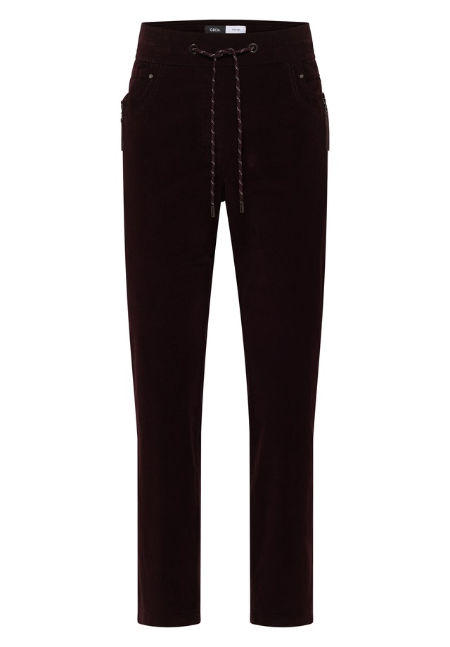 Cecil Stoffhose »Style Tracey« Elastischer Bund mit Tunnelzug / Slim Leg