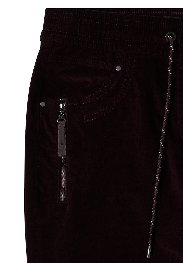 Cecil Stoffhose »Style Tracey« Elastischer Bund mit Tunnelzug / Slim Leg