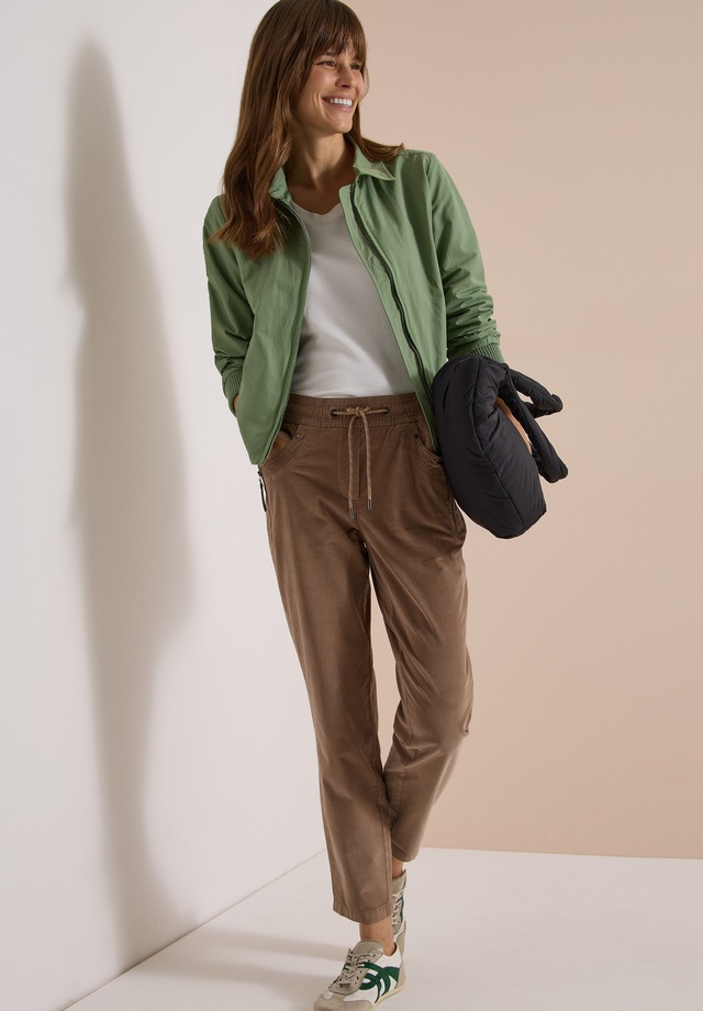 Cecil Stoffhose »Style Tracey« Elastischer Bund mit Tunnelzug / Slim Leg
