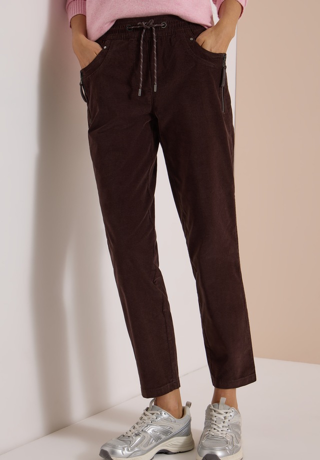 Cecil Stoffhose »Style Tracey« Elastischer Bund mit Tunnelzug / Slim Leg