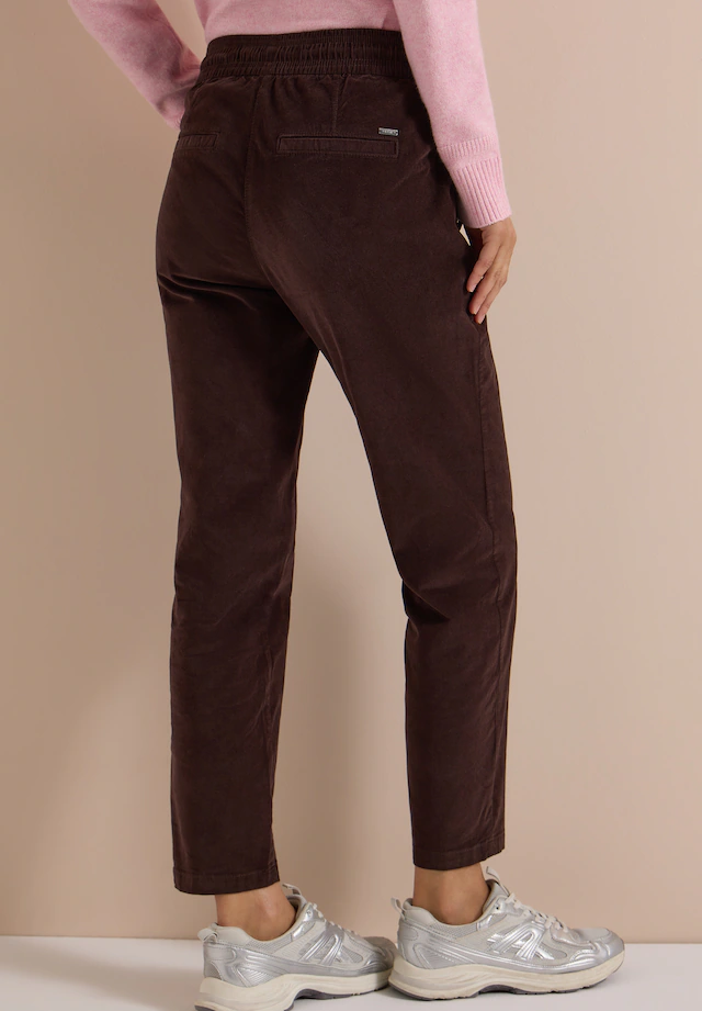 Cecil Stoffhose »Style Tracey« Elastischer Bund mit Tunnelzug / Slim Leg