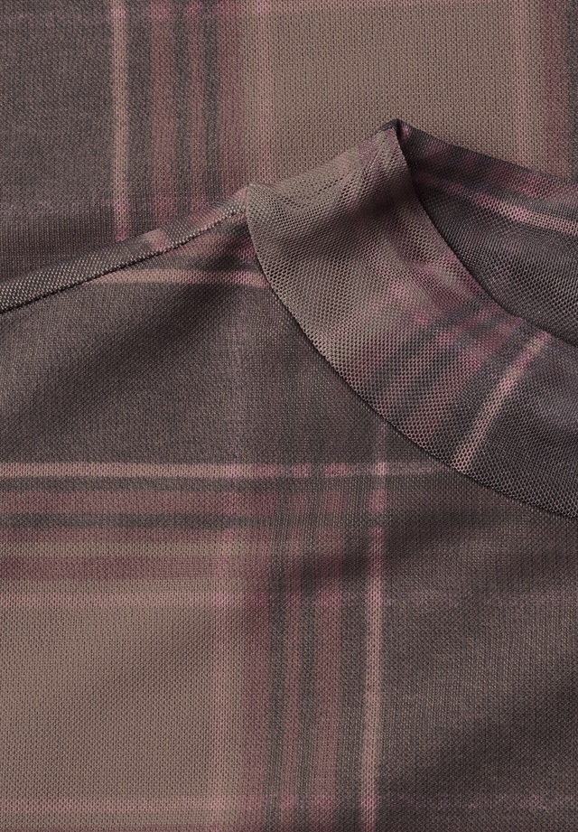 STREET ONE Langarmshirt Mesh-Shirt mit Rundhals und Prints