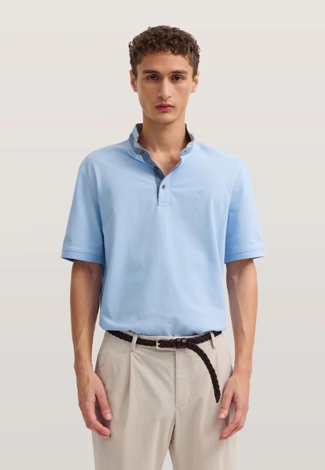 bugatti Poloshirt Modern Fit aus reiner Baumwolle