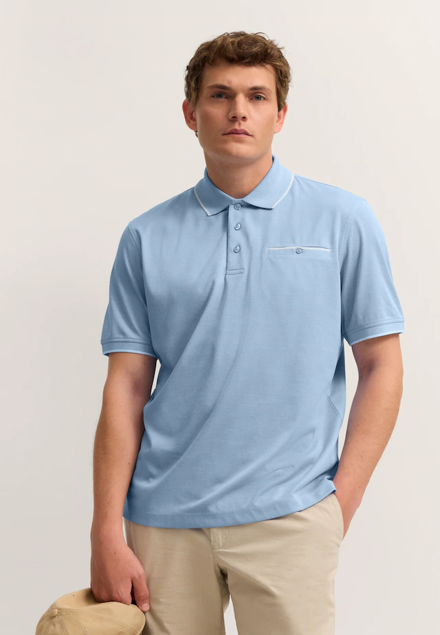 bugatti Poloshirt Modern Fit mit einer Brusttasche