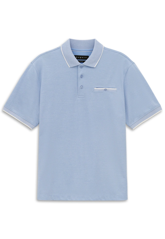 bugatti Poloshirt Modern Fit mit einer Brusttasche