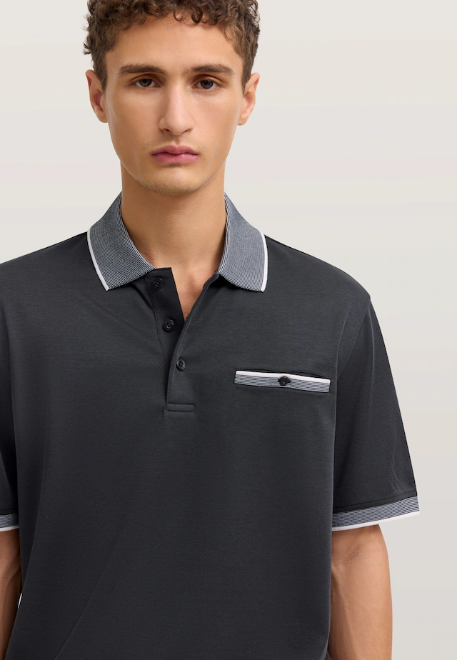 bugatti Poloshirt Modern Fit mit einer Brusttasche