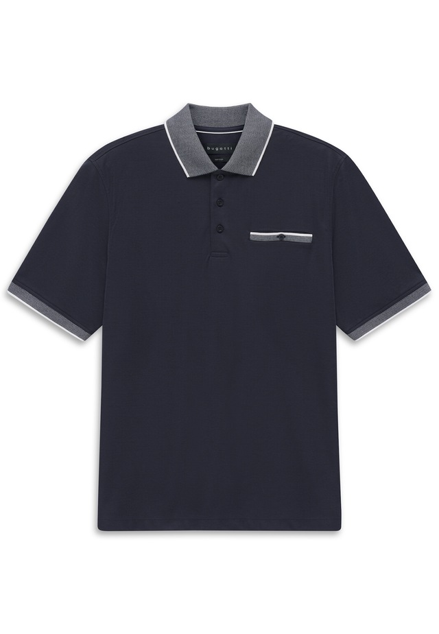 bugatti Poloshirt Modern Fit mit einer Brusttasche
