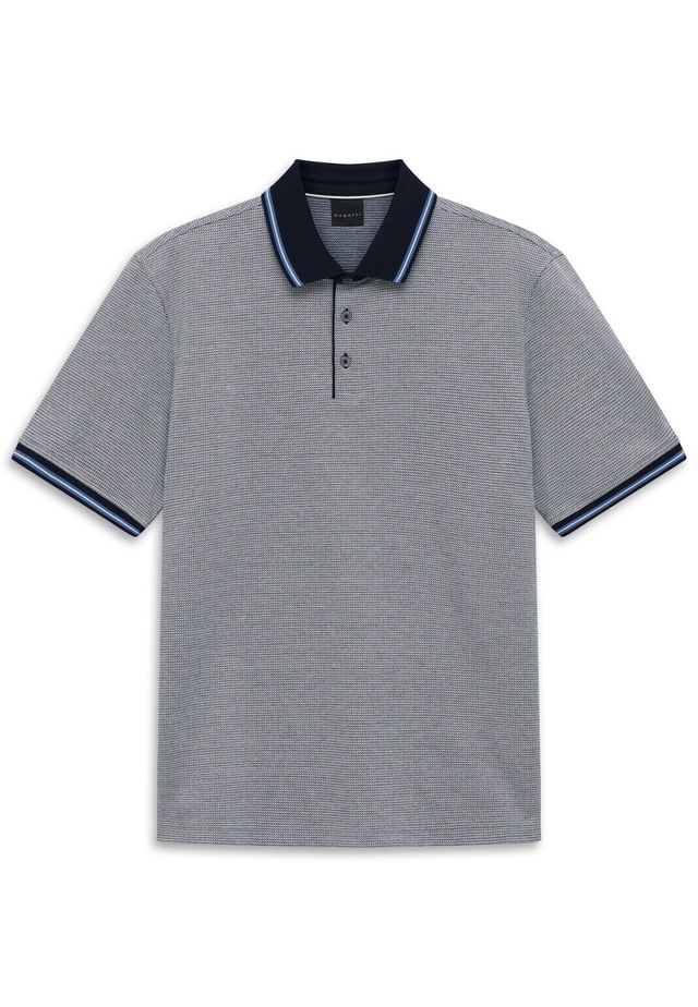 bugatti Poloshirt Modern Fit aus reiner Baumwolle
