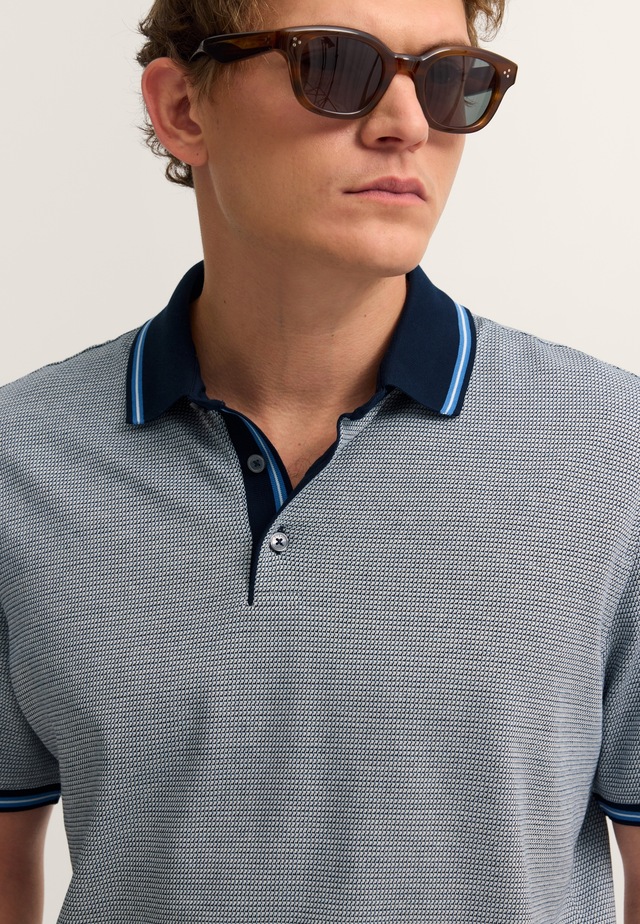 bugatti Poloshirt Modern Fit aus reiner Baumwolle