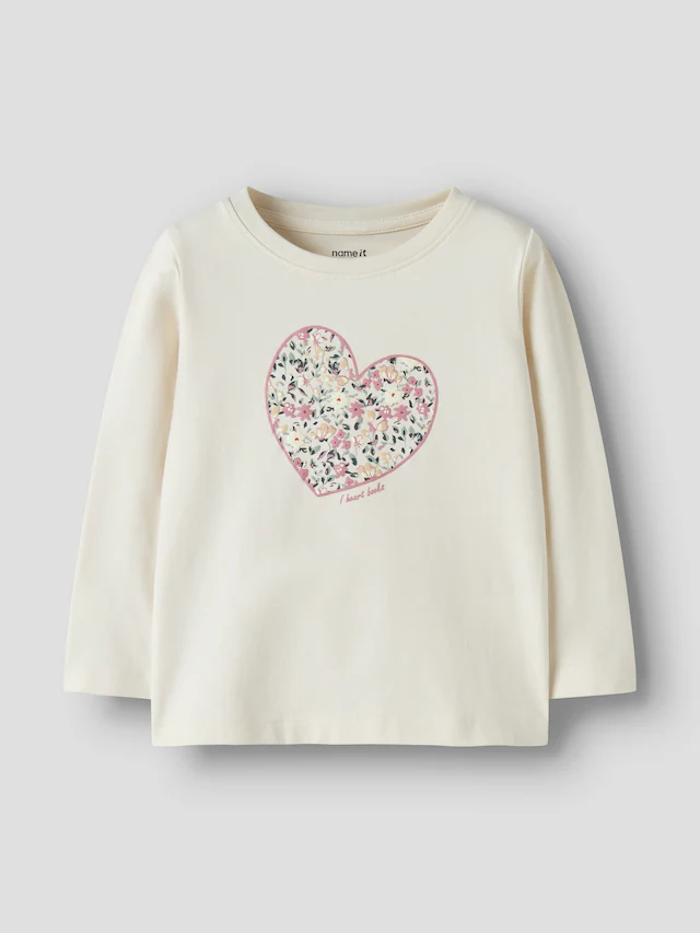 Name It Langarmshirt »NMFKIWI LS TOP« Baumwollmischung, regular fit