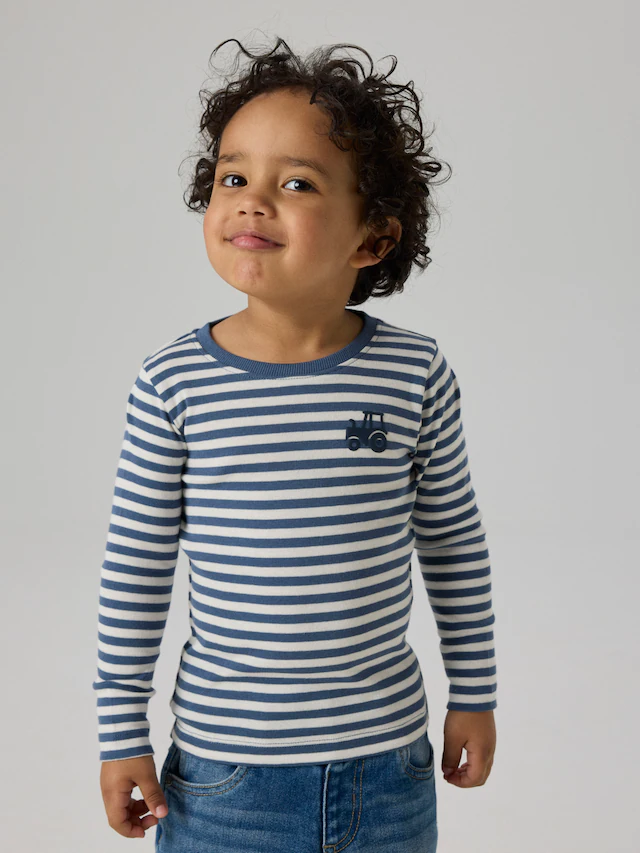Name It Langarmshirt »NMMVILLY LS SLIM TOP NOOS« Baumwolle, slim fit
