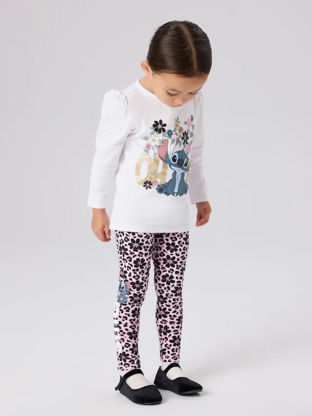Name It T-Shirt »NMFJINA STITCH LS TOP BOX NOOS WDI« Baumwollmischung, regular fit