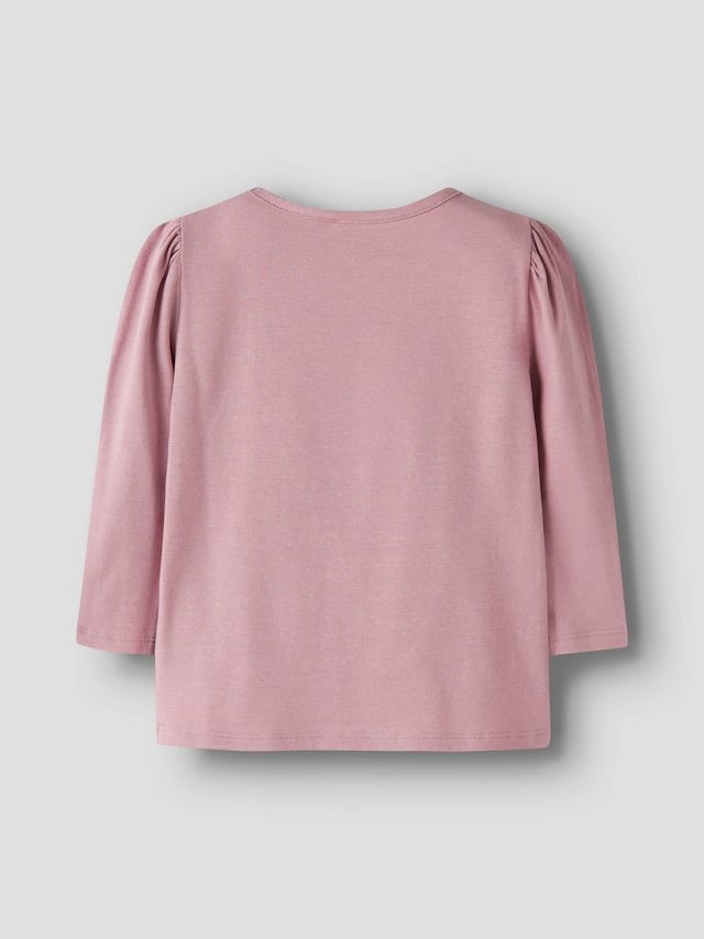 Name It T-Shirt »NMFJINA STITCH LS TOP BOX NOOS WDI« Baumwollmischung, regular fit