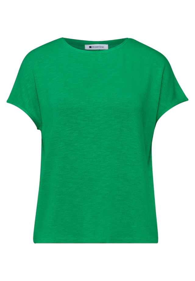 STREET ONE T-Shirt mit Rundhalsausschnitt