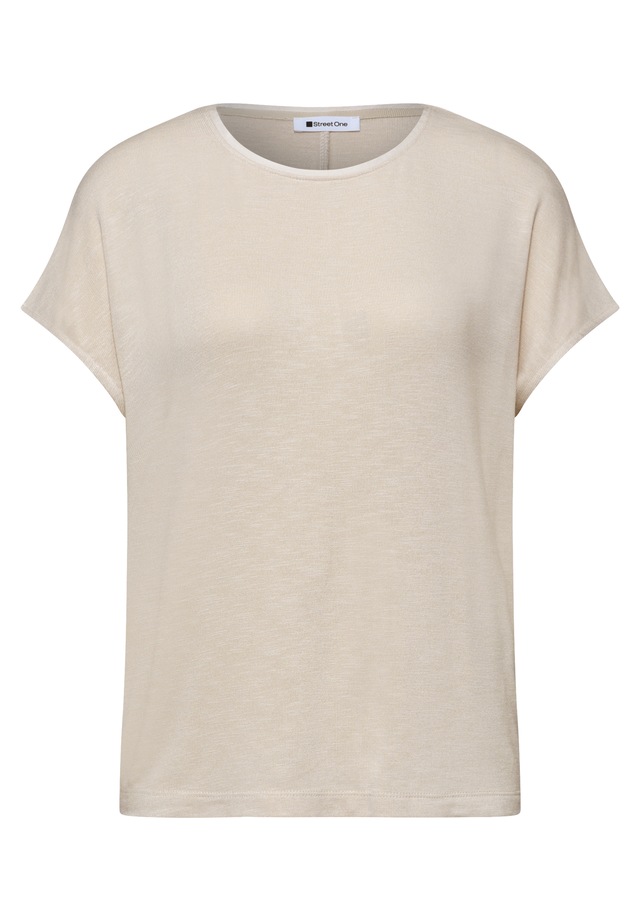 STREET ONE T-Shirt mit Rundhalsausschnitt