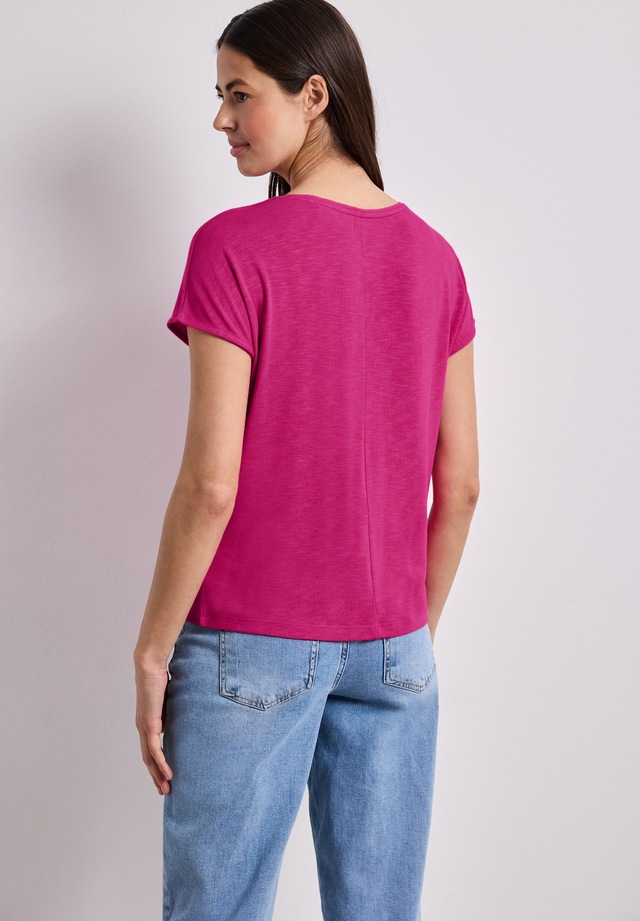 STREET ONE T-Shirt mit Rundhalsausschnitt