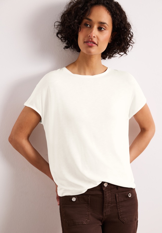 STREET ONE T-Shirt mit Rundhalsausschnitt