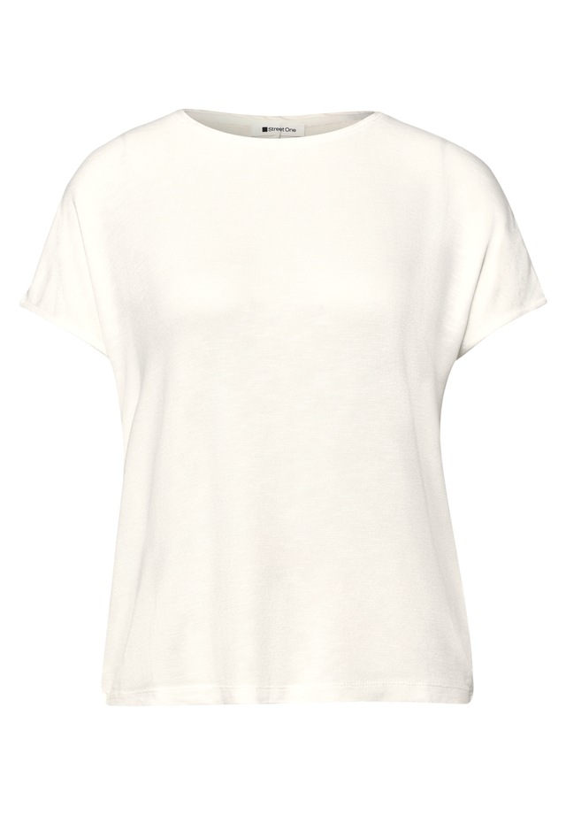 STREET ONE T-Shirt mit Rundhalsausschnitt