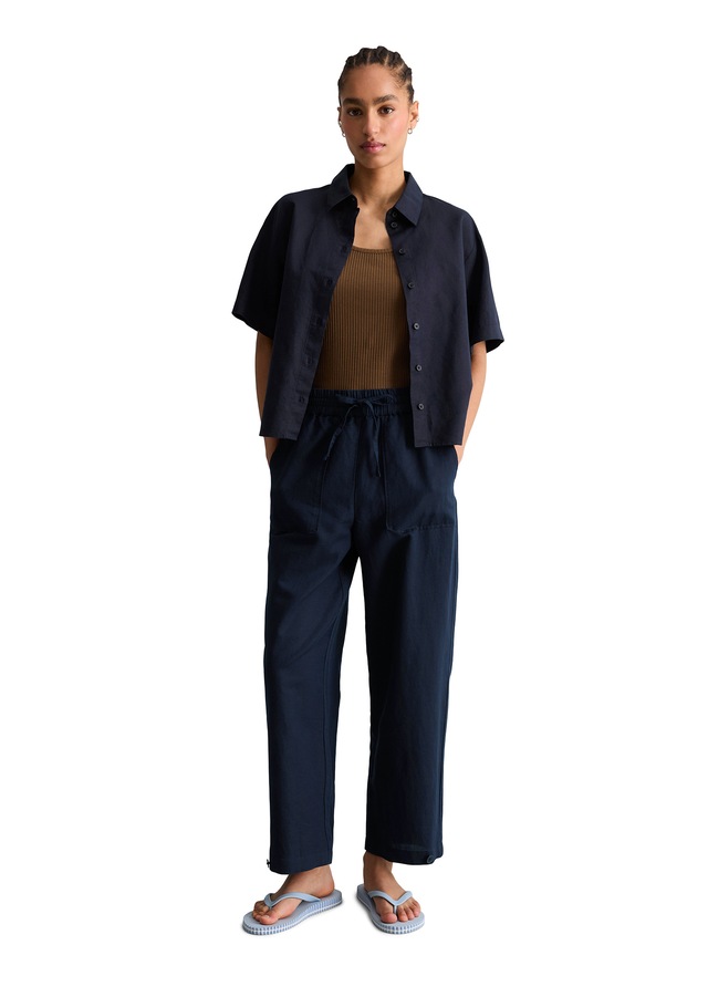 Marc O'Polo DENIM Chinohose »aus Leinen-Baumwolle-Mix«
