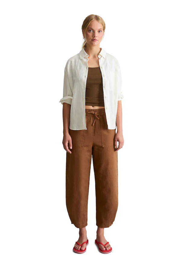 Marc O'Polo DENIM Chinohose »aus Leinen-Baumwolle-Mix«