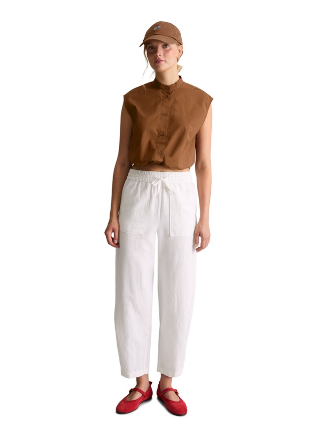 Marc O'Polo DENIM Chinohose »aus Leinen-Baumwolle-Mix«