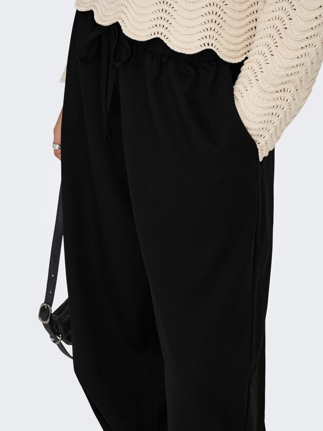 JDY Schlupfhose »JDYPALOMA MW LOOSE PANT WVN NOOS« Materialmix