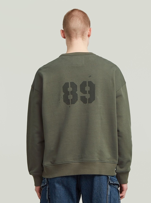 G-STAR Longpullover »Sprayed 89 Graphic Loose Sweater«
