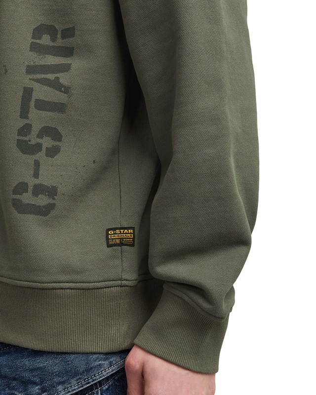 G-STAR Longpullover »Sprayed 89 Graphic Loose Sweater«