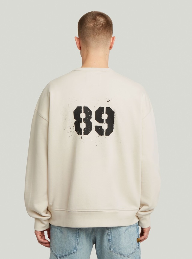 G-STAR Longpullover »Sprayed 89 Graphic Loose Sweater«