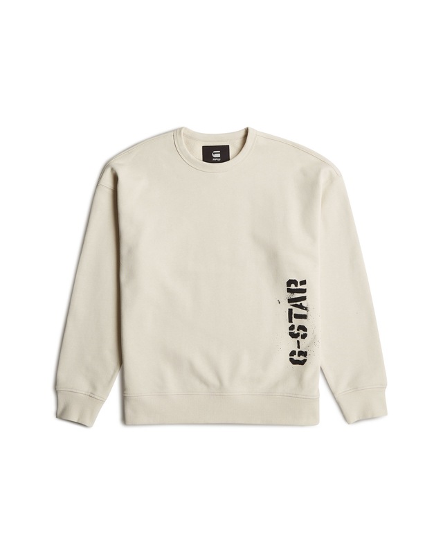 G-STAR Longpullover »Sprayed 89 Graphic Loose Sweater«