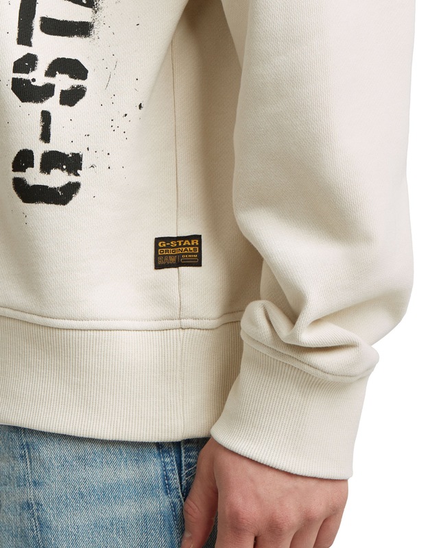 G-STAR Longpullover »Sprayed 89 Graphic Loose Sweater«