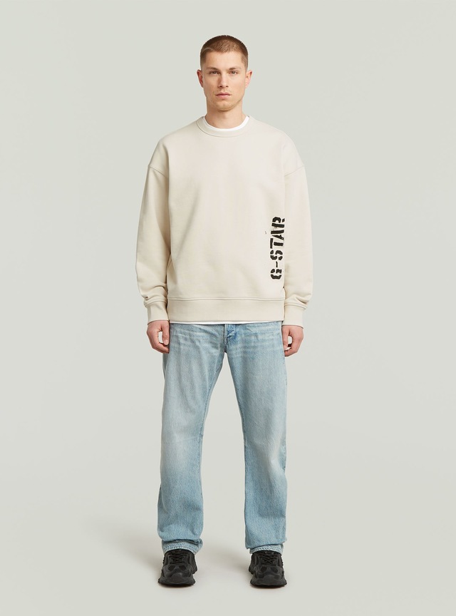 G-STAR Longpullover »Sprayed 89 Graphic Loose Sweater«