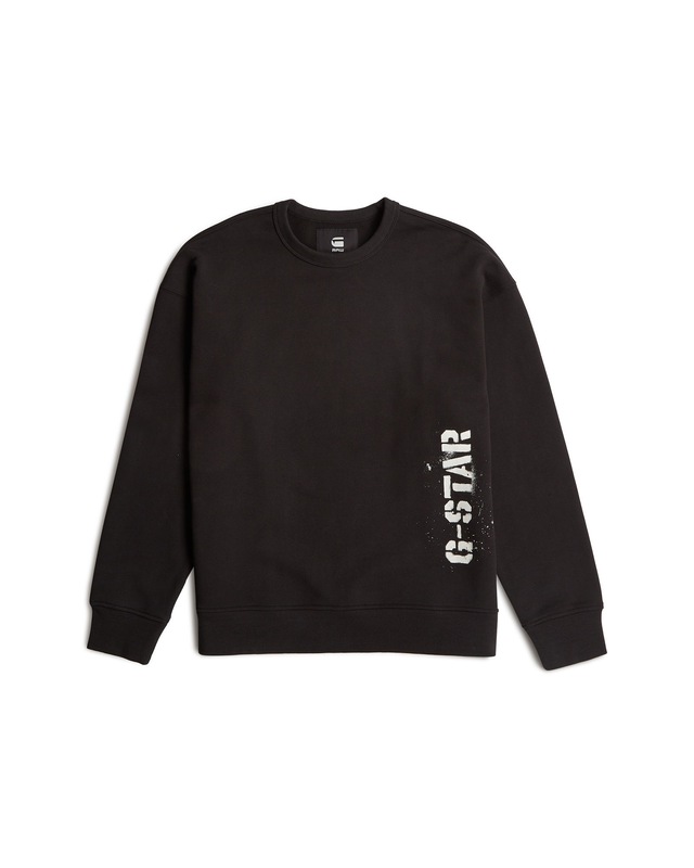 G-STAR Longpullover »Sprayed 89 Graphic Loose Sweater«