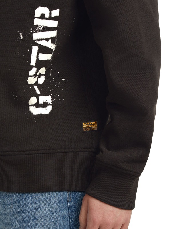 G-STAR Longpullover »Sprayed 89 Graphic Loose Sweater«