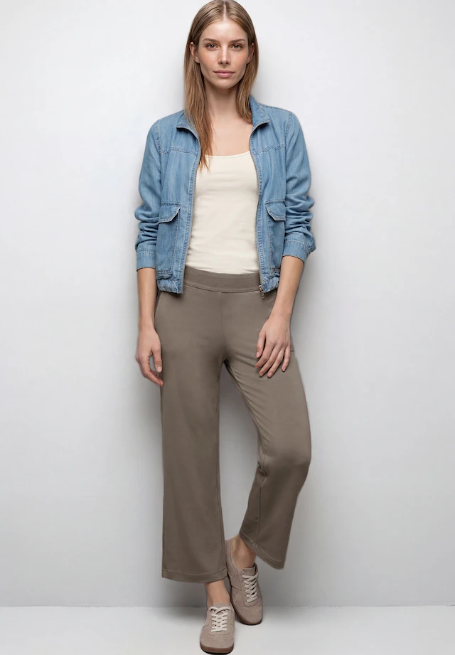STREET ONE Stoffhose High Waist