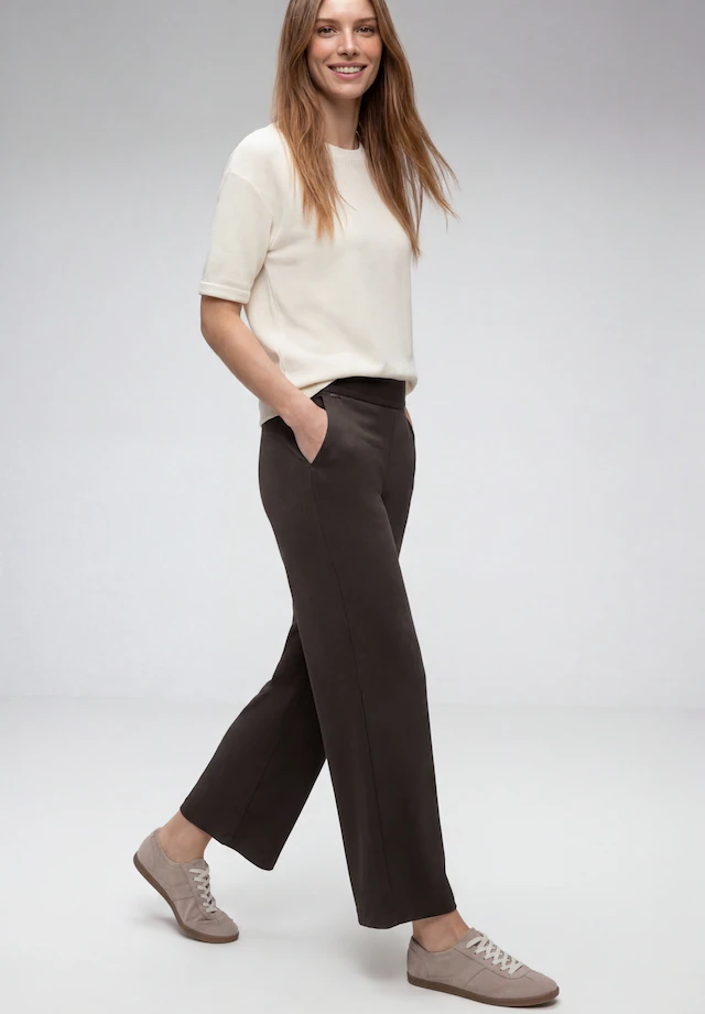 STREET ONE Stoffhose High Waist