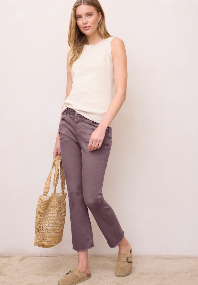 STREET ONE STUDIO Slim-fit-Jeans aus Baumwolle mit Stretchanteil