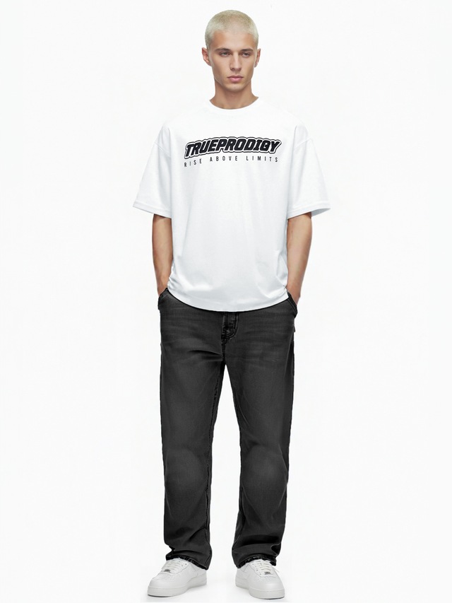 trueprodigy Oversize-Shirt »Toni Logo Print Oversized Rundhals«